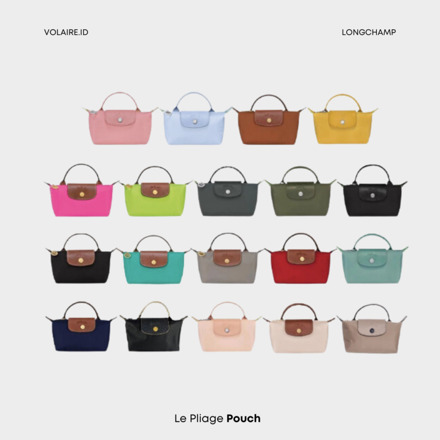 Le Pliage Original Pouch With Strap Sage - Image 3