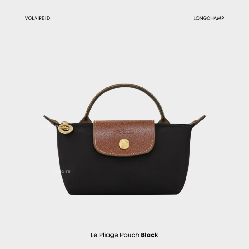 Le Pliage Original Pouch With Strap Black