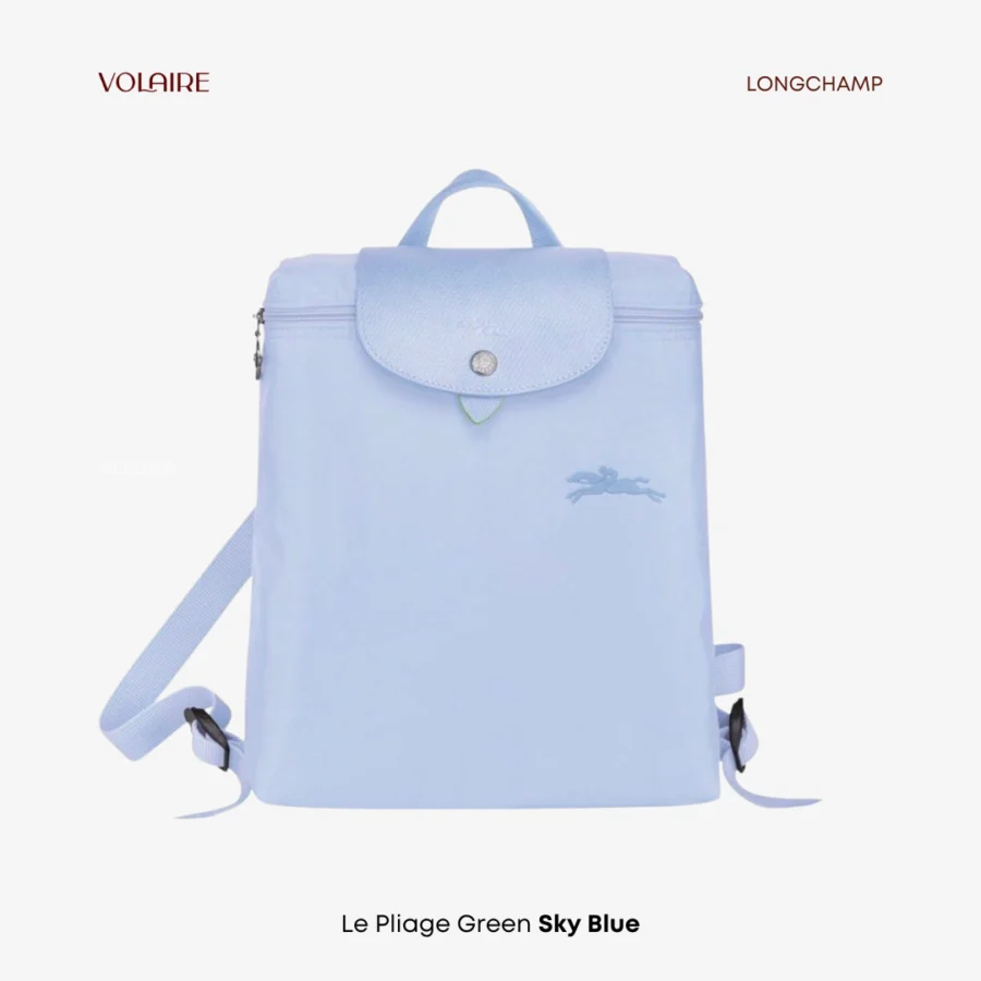Le Pliage Backpack Green Sky Blue